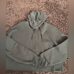 Women’s Cropped Zip Up Hoodie